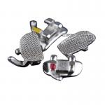 Manual Metal Orthodontic Molar Brackets with Roth/MBT/Edgewise Hooks Professional Design for sale