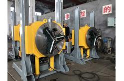 China Hydraulic Lifting Pipe Turning Welding Rotary Positioner / Automatic Welding Positioner With Welding Chuck supplier