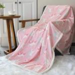 Soft Warm Embossed Polyester Fleece Blanket Anti Pilling 75x150cm for sale