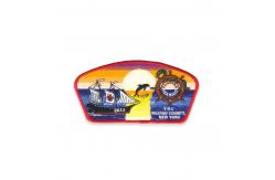 China Merrowed Iron On Embroidered Patches Clothes Badges Boy Scout Souvenir supplier