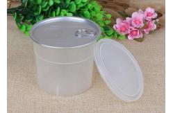 China Thick PP Tube Packaging Saving Clear Pet Jars Easy Open 450ml Capacity supplier