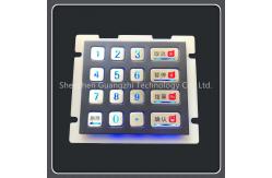 China Black Panel Backlit Numeric Keyboard For Industrial Equipment 2x5 Layout supplier