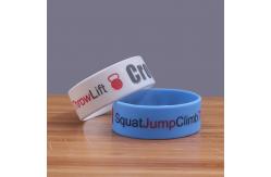 China 202*12*2mm Multi-color rainbow silicone bracelet,promotional silicone rubber band,silicone wrist band supplier