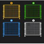 China PVC Coated Welded Perimeter Metal Steel Fence For Workshop Isolation manufacturer