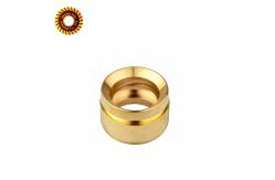 China Ra1.6 Brass Cnc Lathe Machining Parts Sandblasted Engine Fitting Tuofa supplier