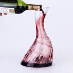 Customized Handmade Glass Liquor Decanters , Lightweght Red Wine Aerator