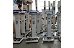 China Wifi Smart TMB 75Ω Coin Operated Weighing Scales With Label Printer supplier