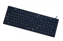 China 106 Keys Waterproof Medical Keyboard USB PS2 With Full Number Function Keys supplier