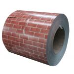 Alloy 3004 0.30- 1.50mm Thickness Brick Pattern PPAL Prepainted Aluminium Coil Make ACP Product for sale