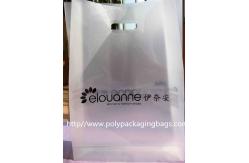 China Recyclable Square Bottom Plastic Die Cut Bags for Apparels / Shoes supplier