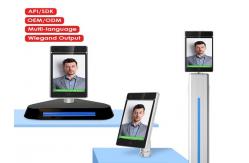 China 10 Inch Android Facial Recognition Temperature Scanner IP67 supplier