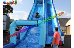 China Exciting big water pool inflatable water slide with swimming pool , bounce house jumpers supplier