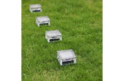 China Real Glass Outdoor Solar Powered Lights With 1 Super Bright LED supplier