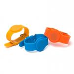 RFID NFC Silicone Wristband Bracelet With Cashless Payments For Festival for sale