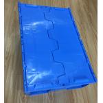 Eco Friendly Square Plastic Crates Reinforced Durable High Load Capacity