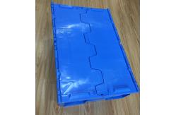 China Eco Friendly Square Plastic Crates Reinforced Durable High Load Capacity supplier