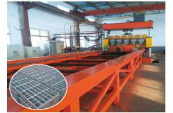 China 9s/times Grating Welding Machine , 6m Wire Mesh Welding Line supplier