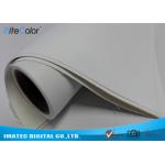White Glossy Inkjet Cotton Canvas 400gsm Resin Coated for Pigment Inks for sale