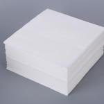 White / Blue Non Woven Microfiber Cloth OEM Logo For Optics Cleaning for sale
