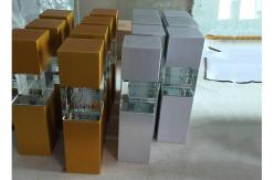 China 3D Laser Personalized Trophy Cup K9 Crystal And Aluminum Material Made supplier