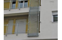 China PVDF Exterior Wall Decorative Aluminum Expanded Metal Customized supplier