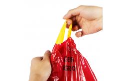 China 85cm*65cm HDPE LDPE Autoclave Biohazard Bags Drawstring Deisgn supplier