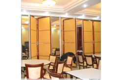 China Sliding Folding Partition Walls Melamine Movable Wooden Partition Wall For Banquet supplier