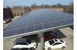 China Gi PV 25 Degree Solar Panel Mounting Structure Ground 150KM H Wind Load supplier