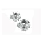 DIN1624 Carbon Steel Zinc Plated Four Claw Tee Nut Furniture Wood Insert Nut for sale