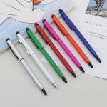 Colorful Metal Ballpoint Pen Touch Screen Twist Stylus Ball Pen For Office Business for sale