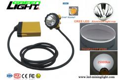 China Safety Coal Miner Hard Hat Light Stretch Resistant Cable Connection Waterproof IP68 supplier