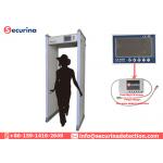 Full Body Metal Detector Door Frame Security Gate IP65 Waterproof 7'' LCD Screen Display for sale