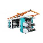 6color high speed Central drum type flexographic printing machine plastic printing machine paper printing machine for sale