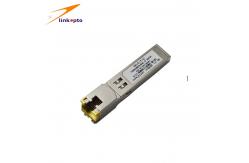 China Copper 1Giga RJ45 SFP Module 1000Base - T Compatible With Alcatel Lucent supplier