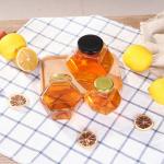 Twist Off Metal Cap Glass Jam Jars , Clear Mason Jars Small Glass Containers