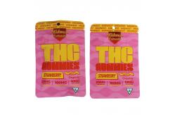 China 100 Micron Thickness Plastic Three Side Seal Bag With Excellent Barrier Properties supplier
