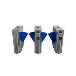 Entrance Control Flap Barrier Gate Security Single / Double Wing For Metro Station for sale