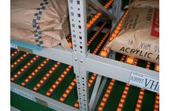 China Q235 Steel Carton Flow Racks Warehouse Storage Flow Through Racking supplier