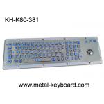 80 Keys Trackball Mouse Dust Proof Keyboard LED Backlit For Dark Conditions for sale