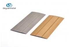 China T6 Aluminium Floor Edge Trim CQM Approved Electrophoresis Treatment supplier