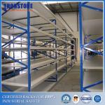 50mm Height Adjustable Steel Storage Warehouse Shelves Rack with Hand-loaded for sale