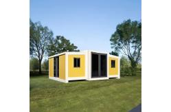China Yellow Colour Customized Expandable Container Homes for Comfortable Living supplier