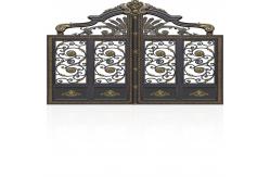 China Customized Entry Aluminum Gate Door Auto Open Retractable Swing Styles supplier
