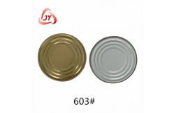 China 603# 153mm Round Food Can Cap TFS Tin Can Covers Customized Logo supplier