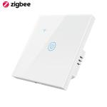 86×86mm Zigbee Light Switch FCC 1 Gang 2 Way Smart Switch Timer for sale