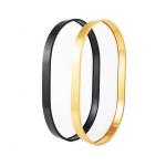 Oval Led Mirror Aluminium Profile Anodizing Brushed Oblong Bending for sale