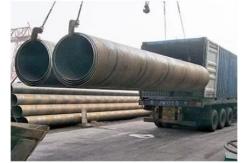 China Black Painted Carbon Steel SSAW Steel Pipes With Wall 5mm -25.4mm supplier