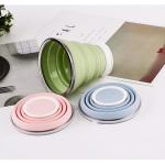 Shatterproof 320ML Silicone Collapsible Travel Coffee Mug for sale