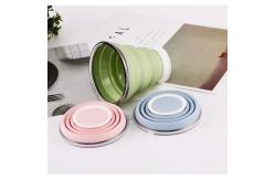 China Shatterproof 320ML Silicone Collapsible Travel Coffee Mug supplier
