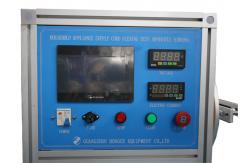 China Household Appliance Supply Cord Flexing Test Apparatus With One Station supplier
